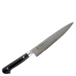 Damask grønnsakskniv 15 cm svart