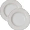 Daria suppetallerken 26 cm 2 stk cotton white