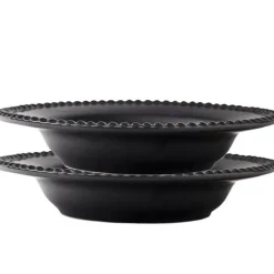 Daria suppetallerken 26 cm 2 stk ink black