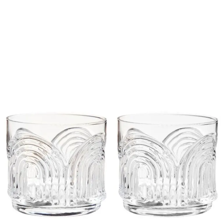 Deco Lowball glass Beau i krystall 33 cl 2 stk