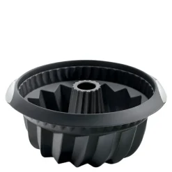 Deep Savarin kakeform i silikon 22 cm svart