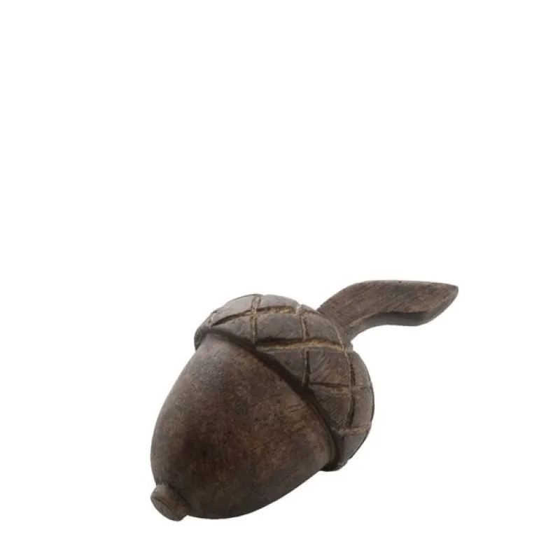 Dekorasjon nøtt 3,5 cm mangotre