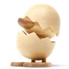 Den stygge andungen trefigur 8 cm gummitre/sapele