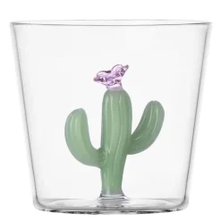 Desert Plants vannglass 30 cl  kaktus matt grønn