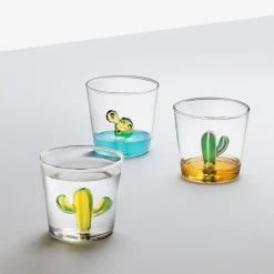 Desert Plants vannglass 30 cl kaktus grønn/rav