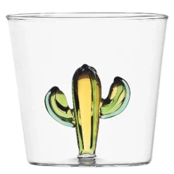 Desert Plants vannglass 30 cl kaktus grønn/rav