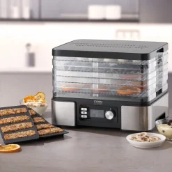 DH 450 dehydrator 5 hyller stål/svart