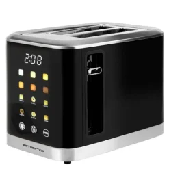 Digital brødrister 2 skiver 800W svart