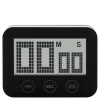 Digital timer stål svart