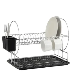 Disa oppvaskstativ med bestikkholder 47x34x32 cm