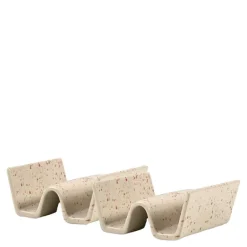 Ditte taco-stativ 2 stk beige/burgunder