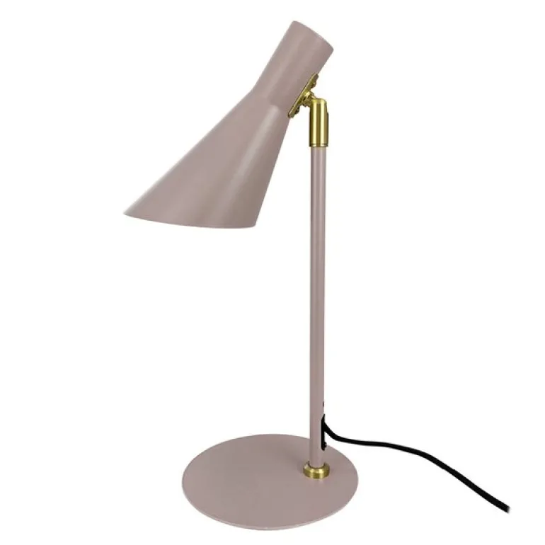 DL12 mini bordlampe 39,5 cm beige/messing