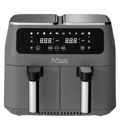 Dobbelt airfryer 2 x 4 L 2800W med belegg
