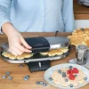 Dobbelt vaffeljern hjerteformede vafler