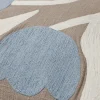 Dora putetrekk 50x50 cm Taupe Warm Grey/Light Blue