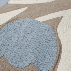 Dora putetrekk 50x50 cm Taupe Warm Grey/Light Blue