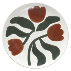 Dora tallerken 26 cm Mocha Bisque/Agave Green