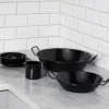 Doris emaljetallerk 20 cm svart