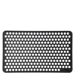 Dot dørmatte gummi 75x45 cm svart