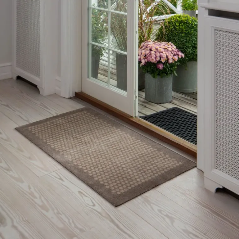Dot gulvmatte 120x67 cm beige
