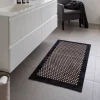 Dot gulvmatte 120x67 cm svart/sand