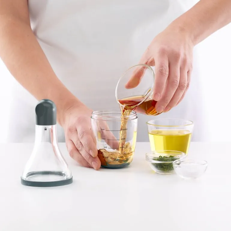 Dressing-shaker 0,2 L grå/klar
