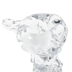 Drip lysestake i glass 25 cm klar