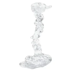 Drip lysestake i glass 25 cm klar