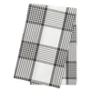 Duk 140x140 cm large checks hvit