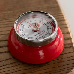 Dulton timer Ø7 cm mørk rød