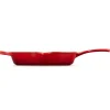Dyp støpejernspanne 26 cm 2L cerise