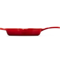 Dyp støpejernspanne 26 cm 2L cerise