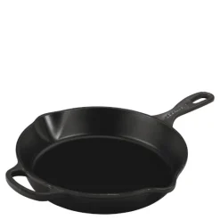 Dyp støpejernspanne 26 cm 2L matte black