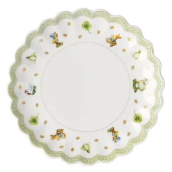 Easter Delight asjett 16 cm hvit/grønn