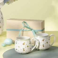 Easter Delight krus 36 cl 2 stk hvit