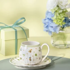 Easter Delight skål til krus 17,7 cm hvit/grønn