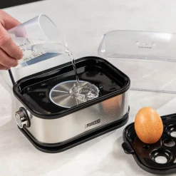 Eggekoker 6 egg 400W rustfritt stål