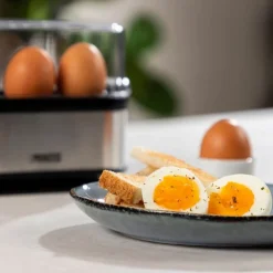Eggekoker 6 egg 400W rustfritt stål
