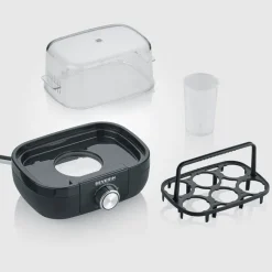 Eggekoker EK3166 med elektronisk kontroll 6 egg svart