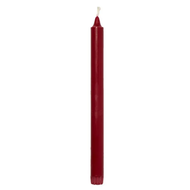 EKO Kronelys 2,2x28 cm bordeaux