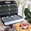 Elegance dobbelt vaffeljern 910.2 med lyd 1600W svart