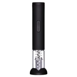 Elektrisk korketrekker 23,5 cm med foliekutter svart