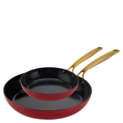 Element stekepannesett 2 deler 20 + 28 cm bordeaux