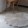 Ellen rund badematte Ø90 cm lin