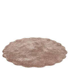 Ellen rund badematte Ø90 cm lin