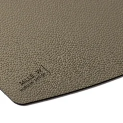 Ellips bordbrikke 45x35 cm grå