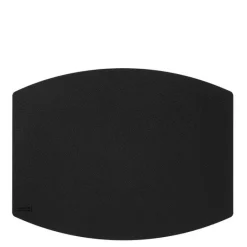 Ellips bordbrikke 45x35 cm svart
