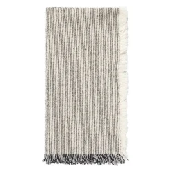 Elouise serviett 45x45 cm svart/offwhite
