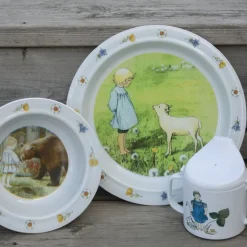 Elsa Beskow barneservise 3 deler Visor