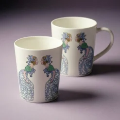 Elsa Beskow krus m/håndtak 40 cl lilla